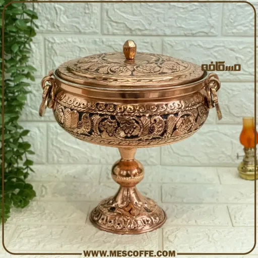 آجیل خوری پایه دار الماس تراش(کد 1609)