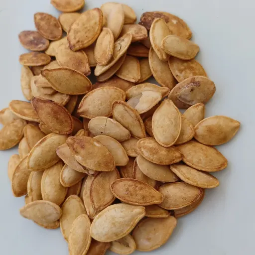 تخمه کدوبرشته نمکی دو آتیشه، 500گرمی شماره 11 درشت 