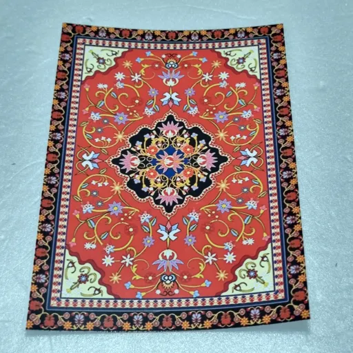 ماکت فرش بسته 3 عددی سایز 10 در 15 برند ویلسون طرح طرح اسلیمی سفید