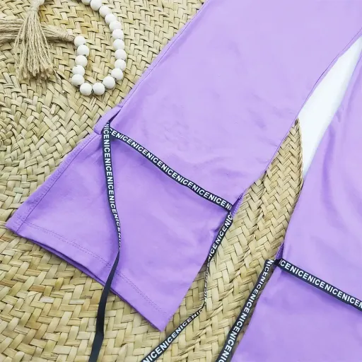 شلوار اسپرت زنانه کلوین کلن مدل نیم بگ جنس لاکرا فری سایز گزینه ها بنفش | سایز free size