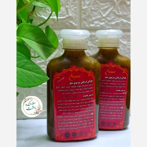 شامپو گیاهی سبغ موثر در قطع ریزش مو چرب و معمولی چرب