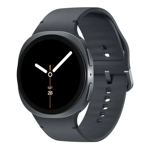 ساعت هوشمند 40 میلی متری سامسونگ مدل Galaxy Watch 8 با بند پلاستیکی رنگ مشکی