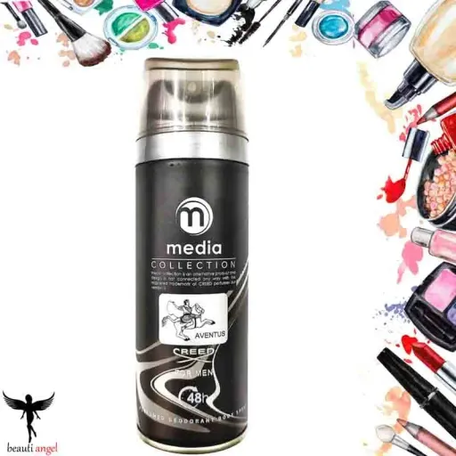 اسپری خوشبو کننده بدن مردانه مدیا مدل Creed Aventus 200ml