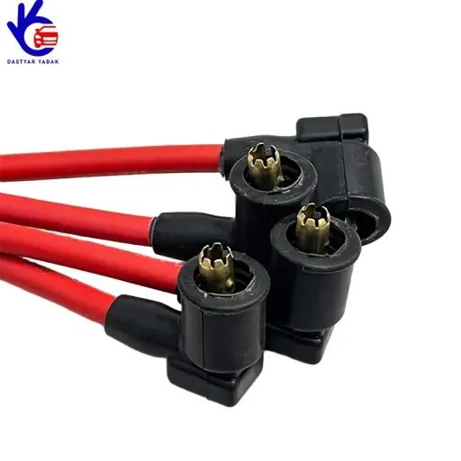 وایر شمع تقویتی پراید یورو4 (2 سر برنج -بوبین دار) SPARK LINE