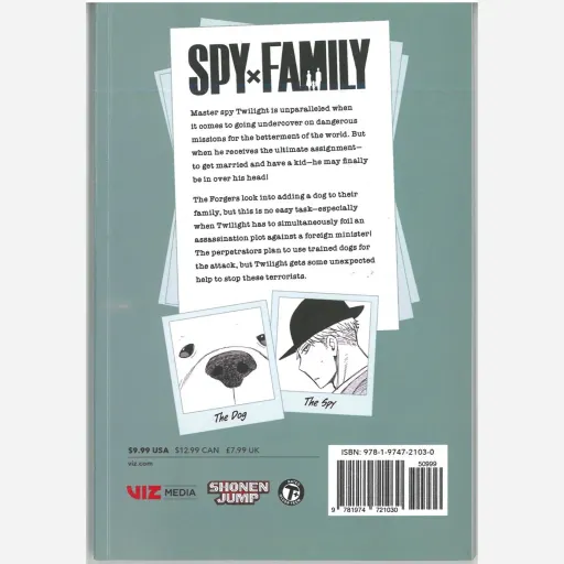 کتاب مانگا ( کمیک ) به زبان انگلیسی ( SPY *FAMILY 4 ) / تاتسویا اندو