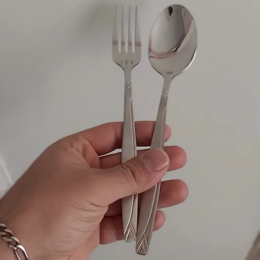 قاشق چنگال استیل یونیک(پک کامل6قاشق 6چنگال) آلمان