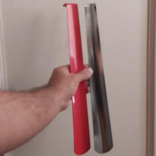 پاشنه کش کفش استیل طول 40cm( تکی-یک عدد) به ابعاد سفارش دقت کنید رنگ قرمز