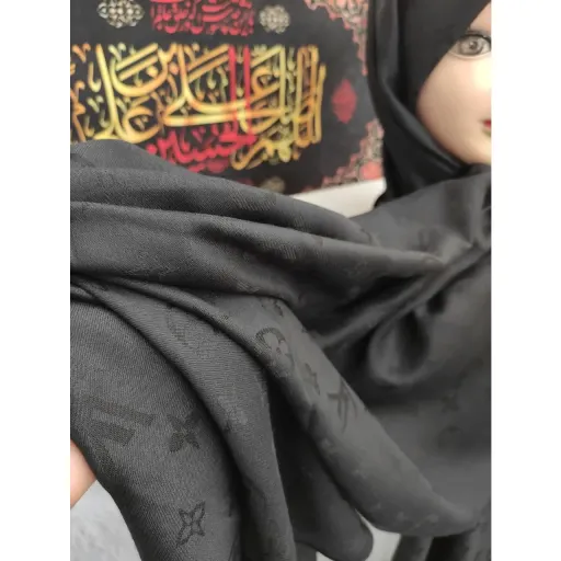 شال نخی چهار فصل طرح ال وی