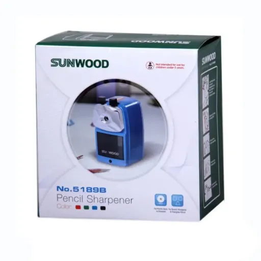 تراش رومیزی فلزی sunwood در مداد قرمز