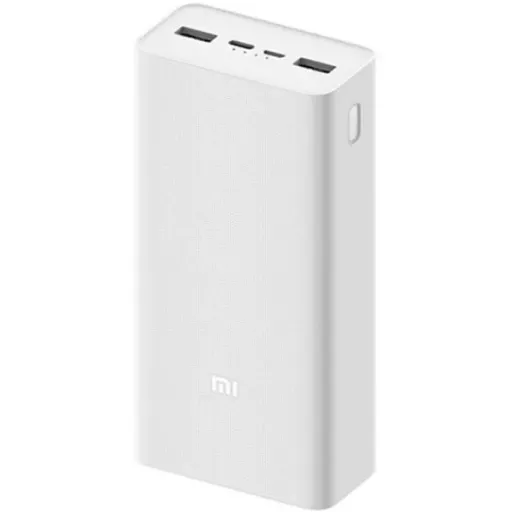 پاوربانک شیائومی مدل PB3018ZM ظرفیت 30000 اصل رنگ سفید