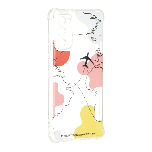 قاب ژله ای شفاف محافظ لنزدار Air Line مدل Samsung Galaxy S20 FE