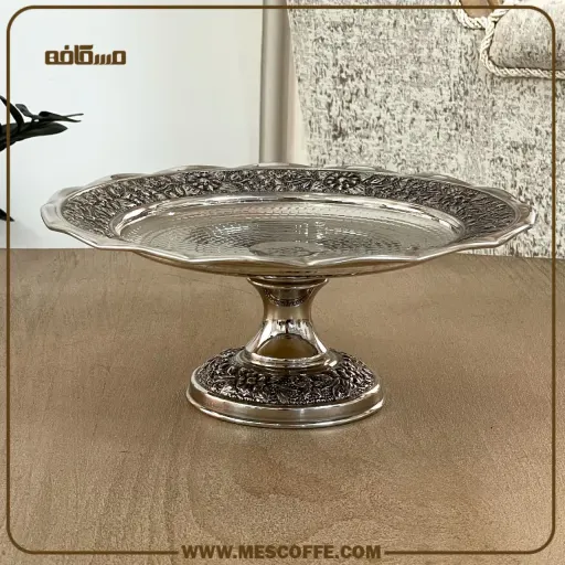 شیرینی خوری تک پایه کروم(کد1567)