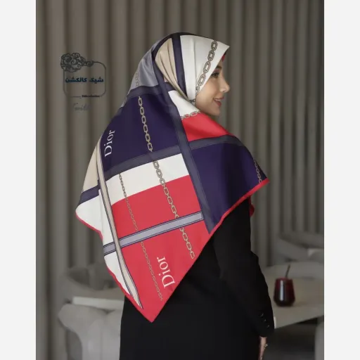 روسری ابریشم توییل کلاسینو