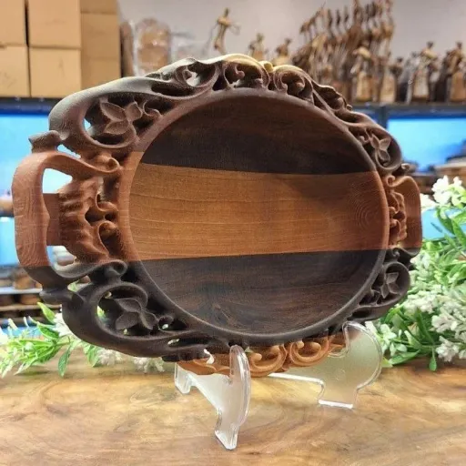 میوه خوری چوبی منبت پروین