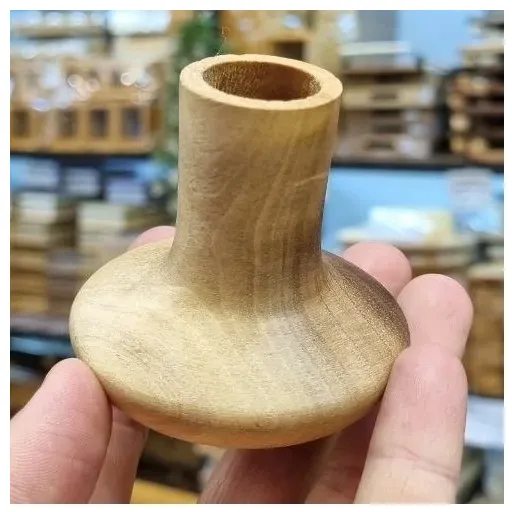 شمعدان چوبی لوله ای