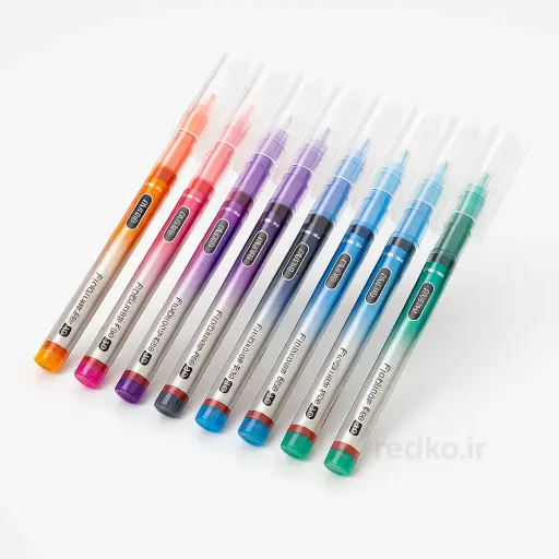 روان نویس سی کلاس 0.5 مدل Rollerball مشکی کد PCRP-41-3 در مداد قرمز