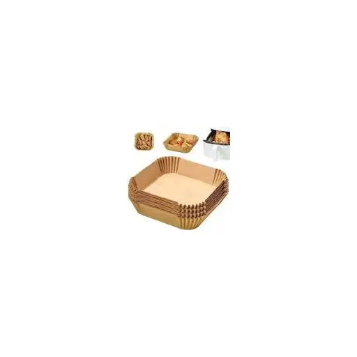 کاغذ نسوز سرخ کن مدل مربع Air Fryer Liners بسته 50 عددی