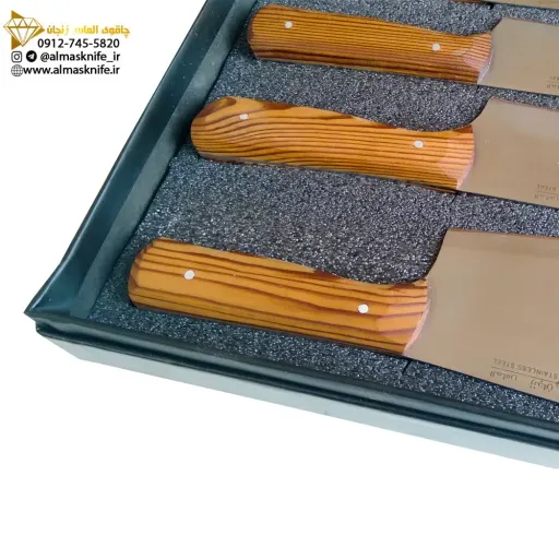 ست 6پارچه چاقوی آشپزخانه مدل کلاسیک