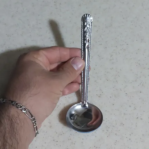 ملاقه خورشت 6 تایی استیل قاشق خورشت(ملاقه کوچک)