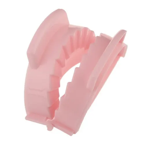 قالب پیراشکی 1عددی قطر 12cm(صورتی یا سفید) تکی رنگ کالباسی