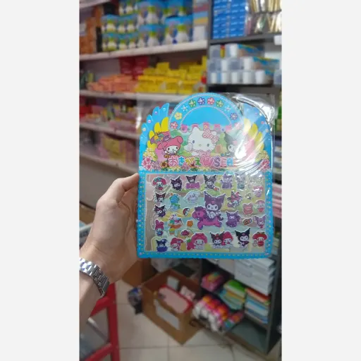 استیکر فانتزی طرح کرومی و ملودی