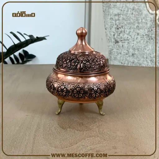 قندان مسی 3 پایه نانو(کد1752)