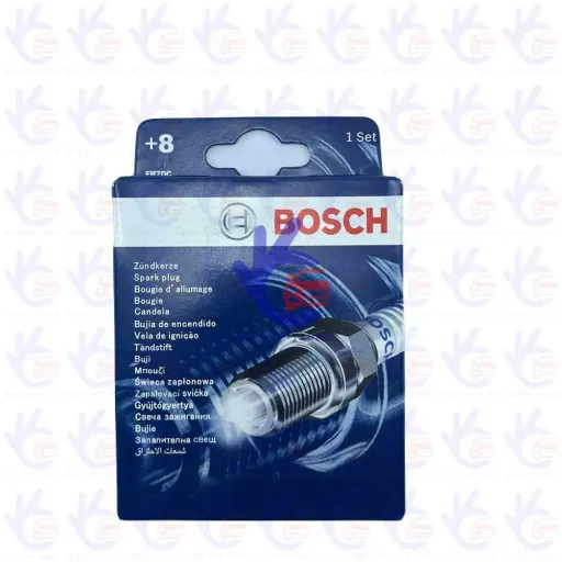 شمع خودرو بوش +8 آلمان پایه کوتاه تک پلاتین کد 305 مات