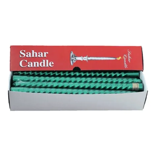 شمع پیچ 30 سانتی سبز
