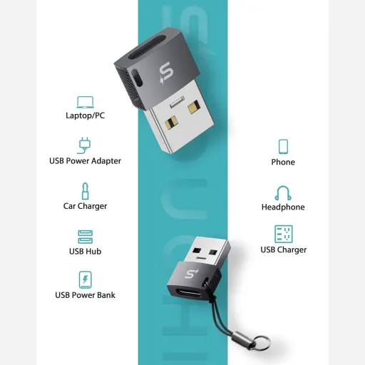 آداپتور USB به Tybe C برند STOUCHI