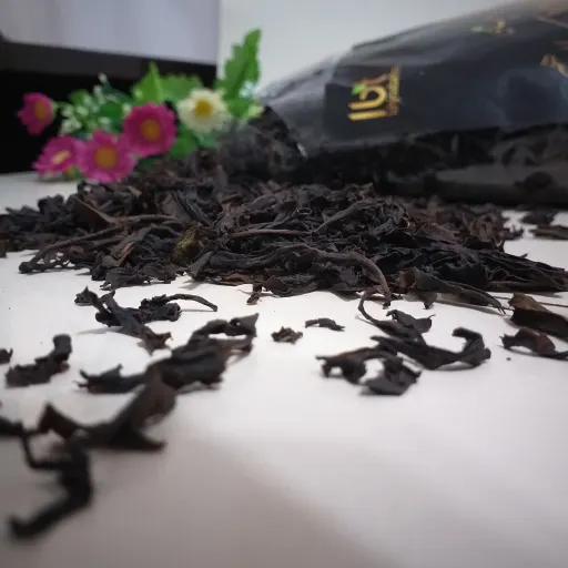 چای سیاه لاهیجان قلم لیزر بدون ساقه سورتینگ شده 500 گرمی طبیعی امساله ارسال رایگان از شمال