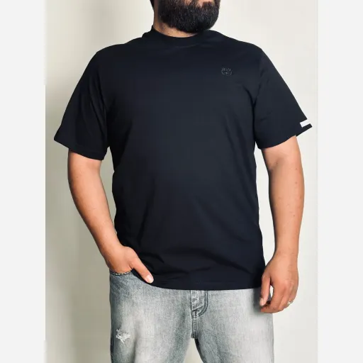 تیشرت نخی هندوانه یقه گردسایز بندی از M تا 5XL رنگبندی بیشتر از 12رنگ مختلف تیشرت نخی مارک هندوانه تولید ایران  سایز و رنگ XL آبی نفتی