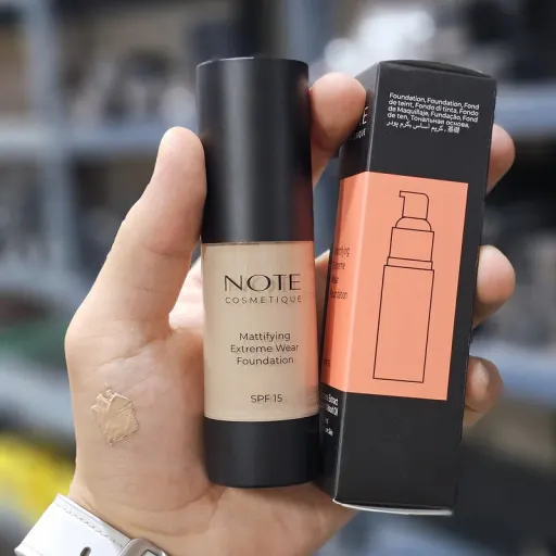 کرم پودر مایع SPF 15 نوت مدل New Mattifying Extereme Wear شماره 13 مناسب برای پوست چرب و معمولی حجم 35 میلیلیتر