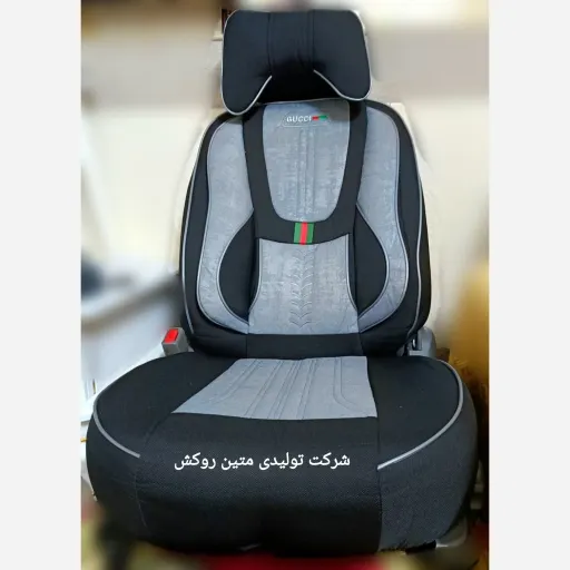 روکش صندلی جودون برزنتی سنگین با ترکیب پارچه لی خودرو تیبا1 جدیدمدل گوچی GUCCI 