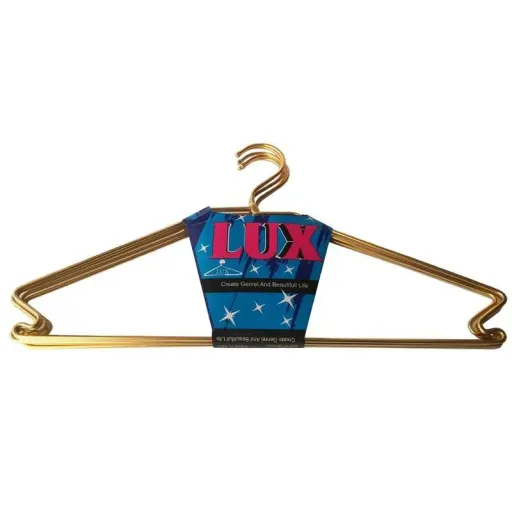 چوب لباس فلزی لوکس LUX طلایی