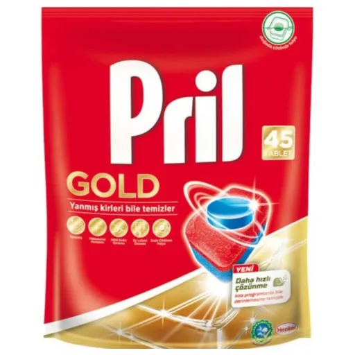 قرص ماشین ظرفشویی گلد پریل بسته 45عددی GOLD PRIL 
