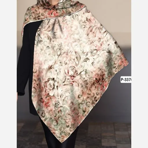 روسری قواره 100 نخی سیمارو کدP3376-4
