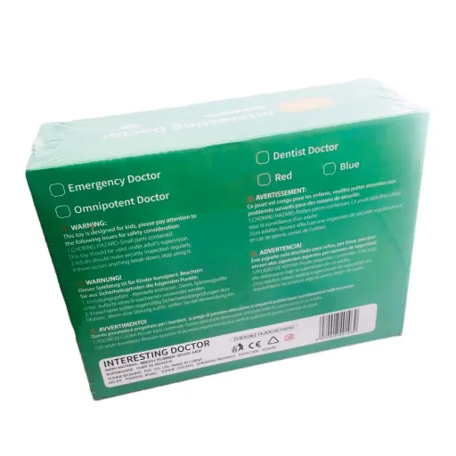 ست دندانپزشکی چوبی کیف قرمز LECHANG 913  Wooden Dentist Set
