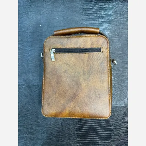 کیف اسپرت تمام چرم گاوی مشکی و عسلی دانشجویی گزینه ها مشکی فلوتر