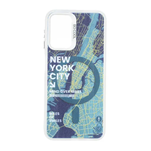 قاب مگ سیف SO COOL طرح New York سامسونگ مدل Samsung Galaxy A14