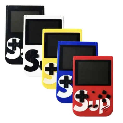 کنسول بازی ساپ گیم SUP GAME BOX  مدل 400 بازی  سرگرمی نوستالژیک همیشه همراه شما رنگ سفید