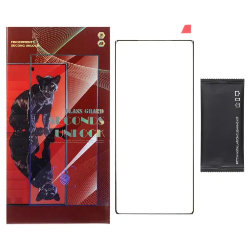 گلس محافظ صفحه نمایش خم فول چسب Jaguar مدل سامسونگ Samsung Galaxy Note20 Ultra (پک دار)