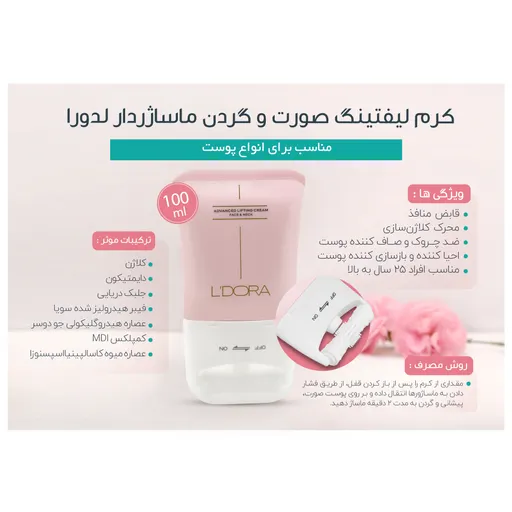 لیفتینگ ماساژوردار گیاهی تخصصی صورت و گردن