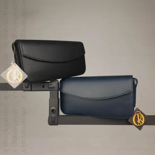 کیف دوشی چرم حولهای زنانه مدل کلارا - بند کمربندی قابل تنظیم برای استفاده روزمره و رسمی رنگ نسکافه ای