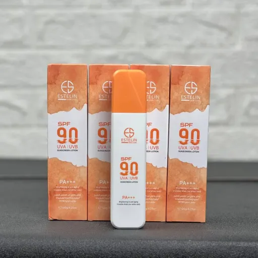  لوسیون ضدآفتاب استلین spf90 روشن کننده و جوانساز  