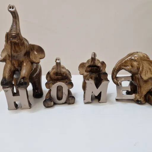 سرویس تزئینی چهار تیکه فیل طرح home