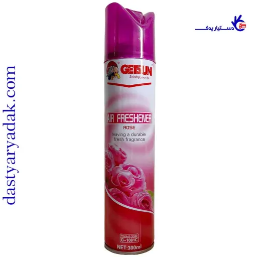 اسپری خوشبو کننده هوا با رایحه گل رز   Getsun