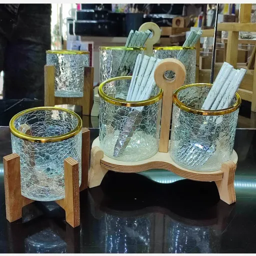 جا کاردی آبگز لب طلا نوع جا کاردی تکی