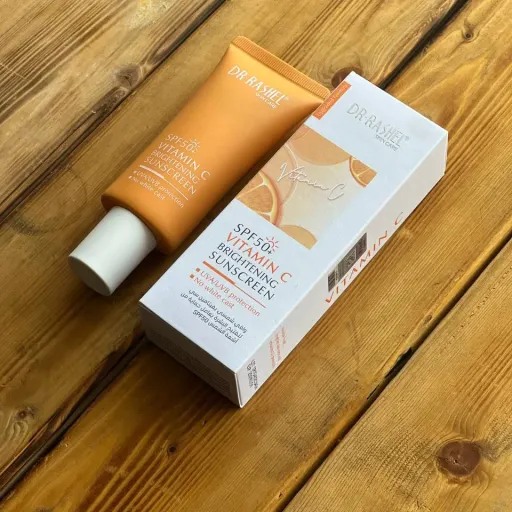  کرم ضد آفتاب روشن کننده دکتر راشل SPF50 وزن 50 گرم  