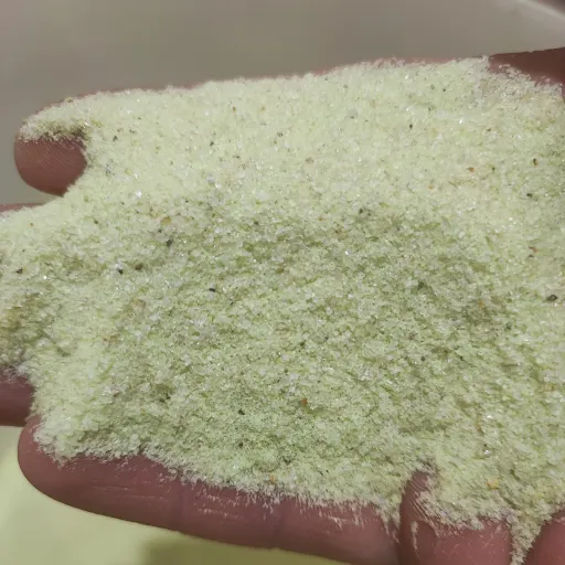 شن رنگی سیلیس شکری (لیمویی) بسته 500 گرمی