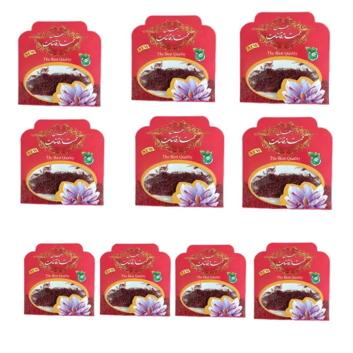 زعفران قائنات نگین یک گرمی سرگل پک 10 عددی 